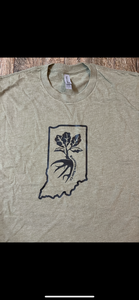 Blended Boonetown Seed Indiana Logo T