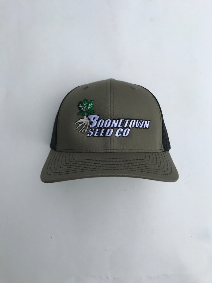 Richardson 112 Mesh Back Loden/Black Boonetown Seed Logo Hat
